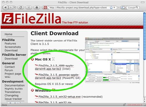Filezilla Ftp Client Download Mac
